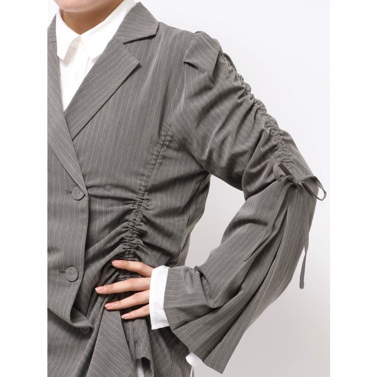 ギャザーリボンジャケットミニワンピース【セットアップ対応】 | jouetie | 詳細画像43 