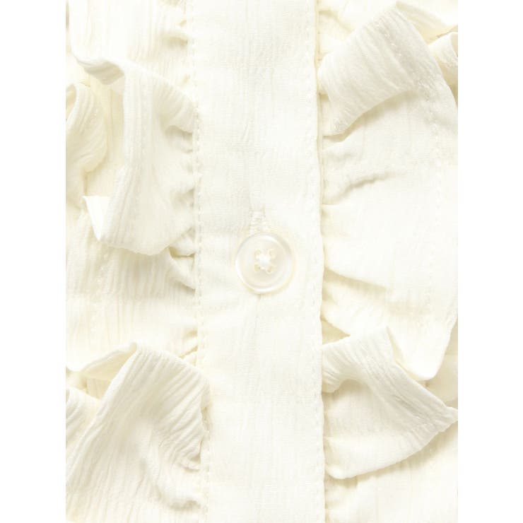 ラッフルヘムフリルチュニックシャツ | jouetie | 詳細画像11 