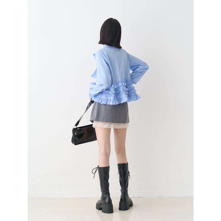 リボンタイフリルショートシャツ | jouetie | 詳細画像14 