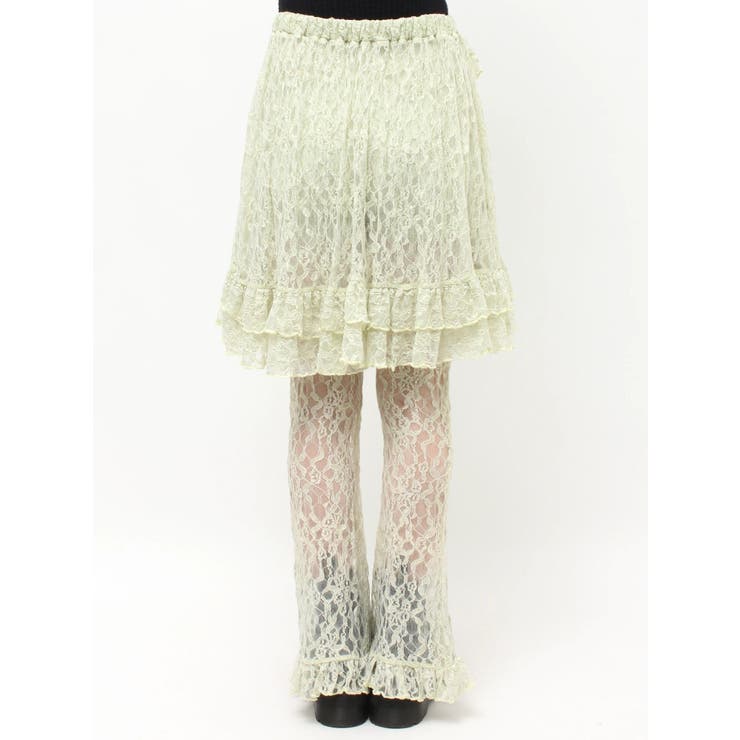 レースフリルレイヤードフレアパンツ | jouetie | 詳細画像20 