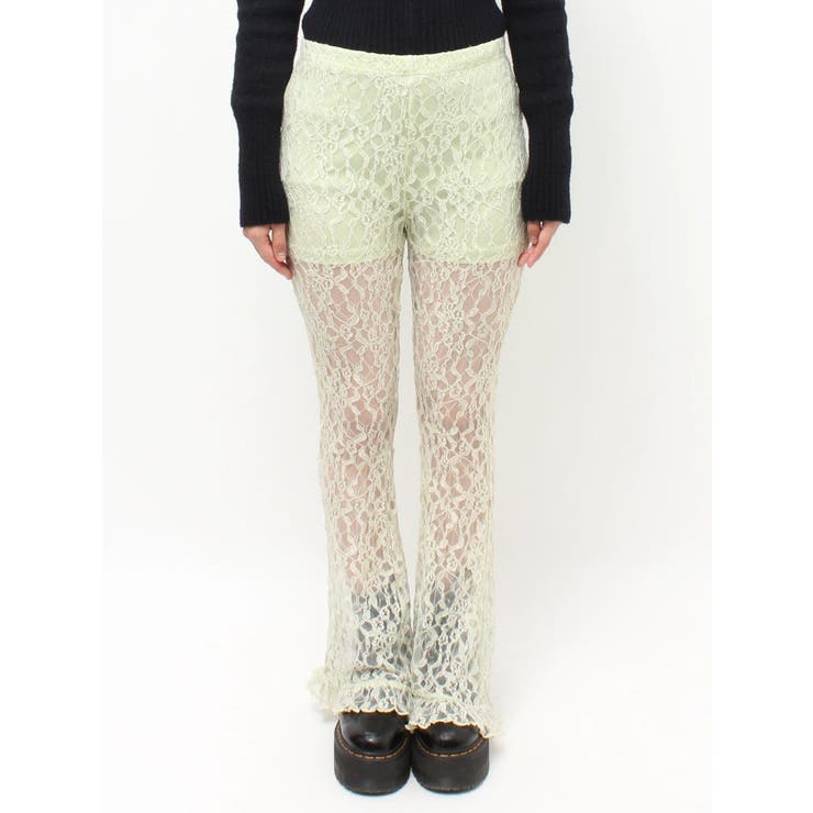 レースフリルレイヤードフレアパンツ | jouetie | 詳細画像24 