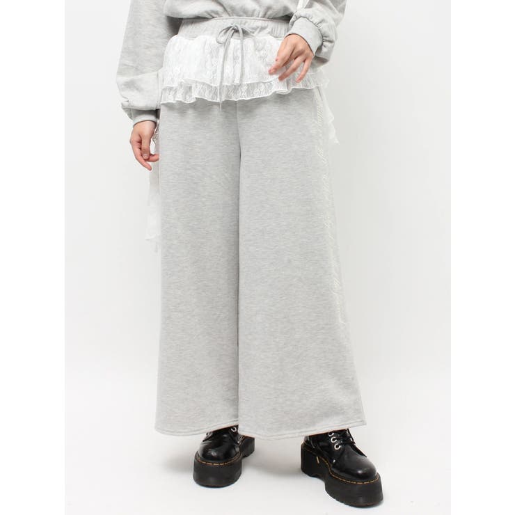 レースドッキングスウェットパンツ【セットアップ対応】 | jouetie | 詳細画像27 