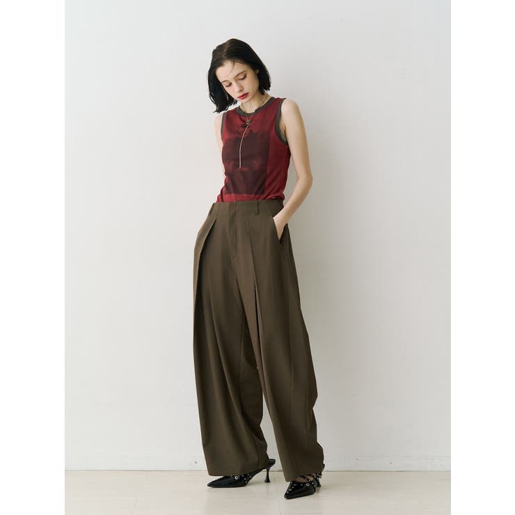 【PosTokyo】ワイドスラックス【セットアップ対応】 | jouetie | 詳細画像10 