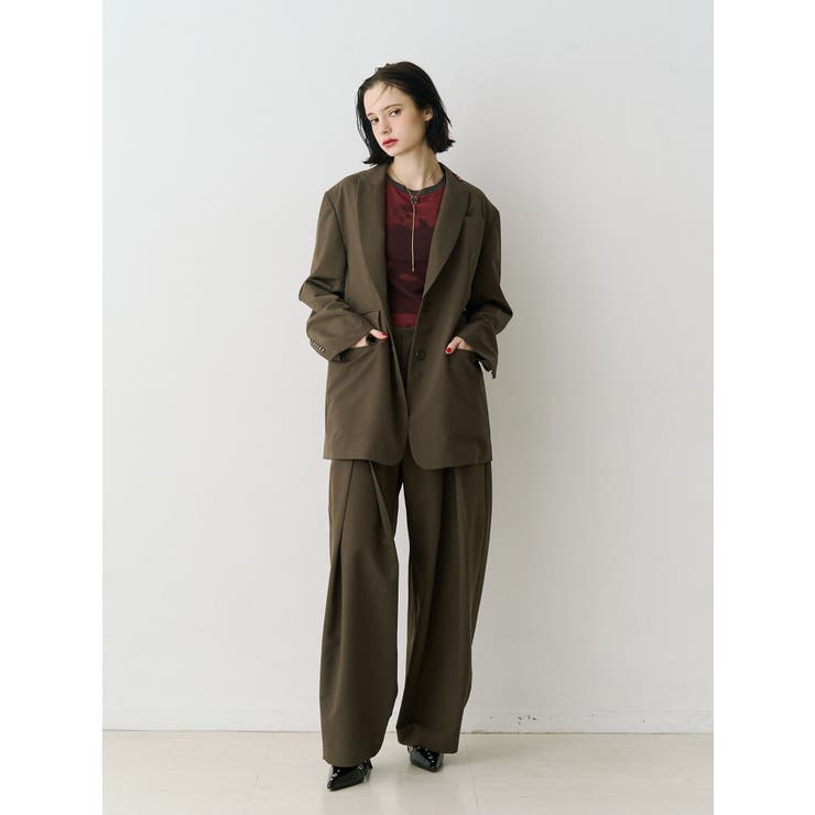 【PosTokyo】ワイドスラックス【セットアップ対応】 | jouetie | 詳細画像14 