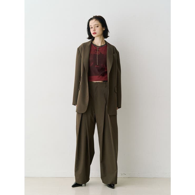 【PosTokyo】ワイドスラックス【セットアップ対応】 | jouetie | 詳細画像15 