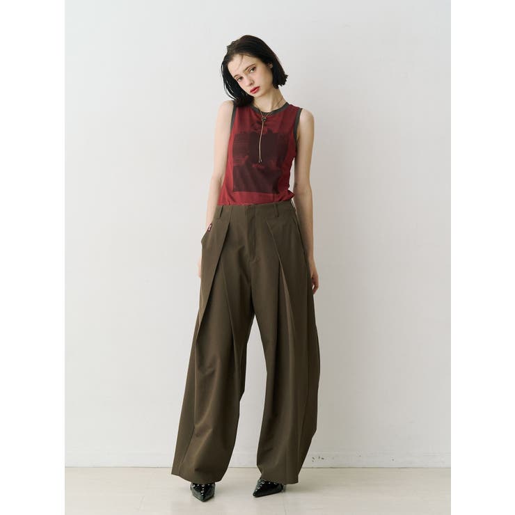 【PosTokyo】ワイドスラックス【セットアップ対応】 | jouetie | 詳細画像2 