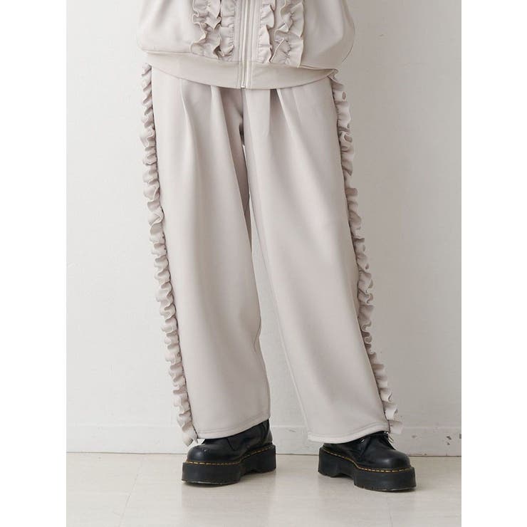 フリルトラックパンツ【セットアップ対応】 | jouetie | 詳細画像1 