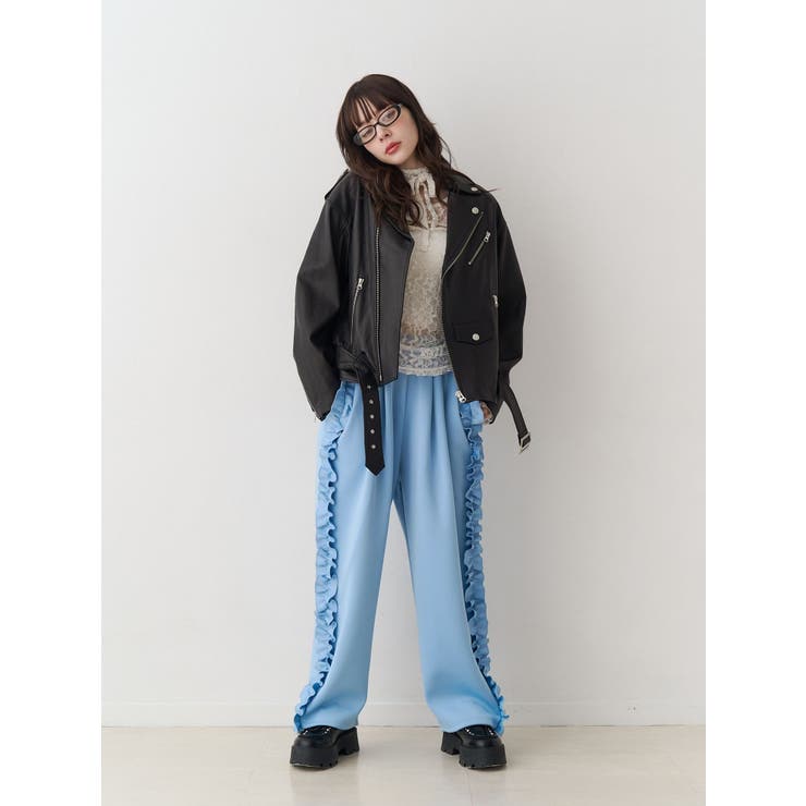 フリルトラックパンツ【セットアップ対応】 | jouetie | 詳細画像5 