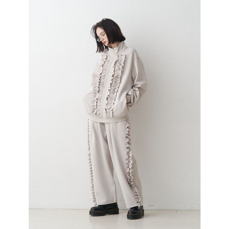 フリルトラックパンツ【セットアップ対応】 | jouetie | 詳細画像7 