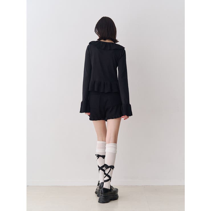 ローズモチーフニットショーパン【セットアップ対応】 | jouetie | 詳細画像13 