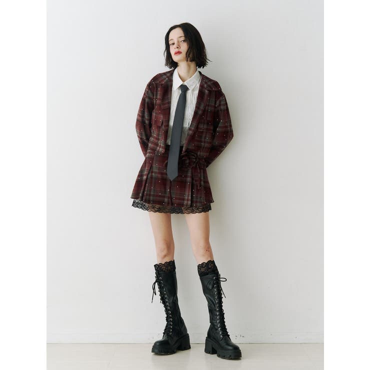 ローズモチーフミニスカパン【セットアップ対応】 | jouetie | 詳細画像15 