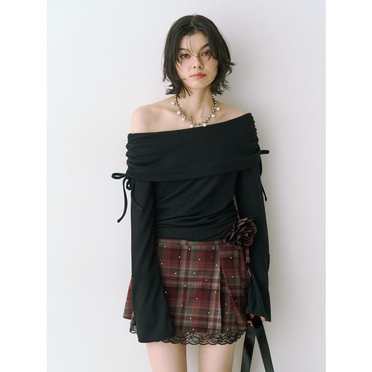 ローズモチーフミニスカパン【セットアップ対応】 | jouetie | 詳細画像22 