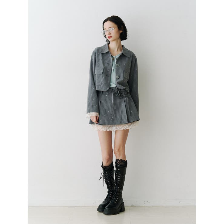 ローズモチーフミニスカパン【セットアップ対応】 | jouetie | 詳細画像6 