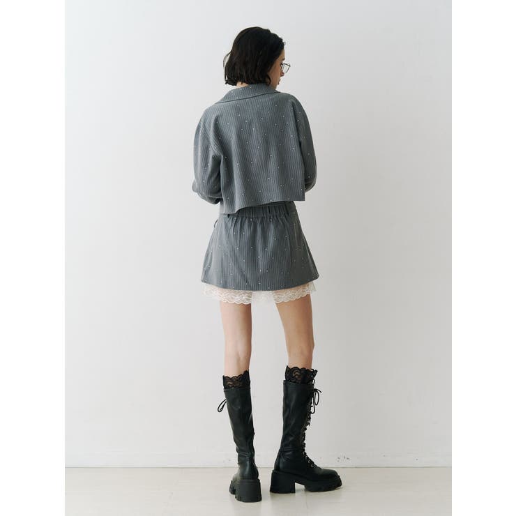 ローズモチーフミニスカパン【セットアップ対応】 | jouetie | 詳細画像7 