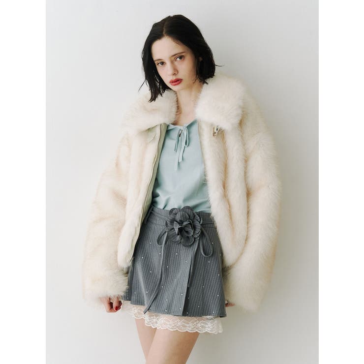 ローズモチーフミニスカパン【セットアップ対応】 | jouetie | 詳細画像8 