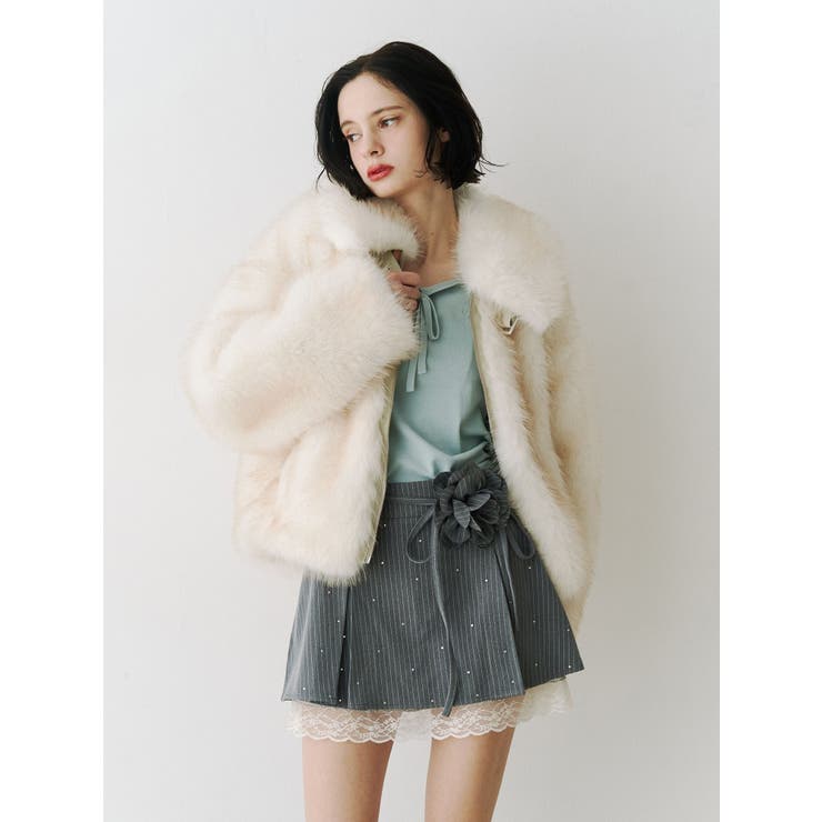 ローズモチーフミニスカパン【セットアップ対応】 | jouetie | 詳細画像9 