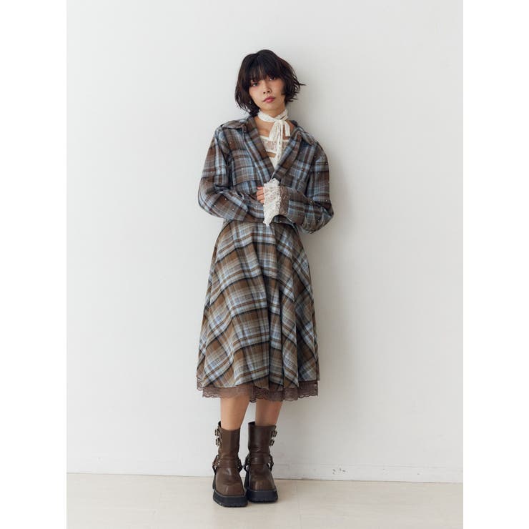 パターンベルトフレアスカート【セットアップ対応】 | jouetie | 詳細画像21 