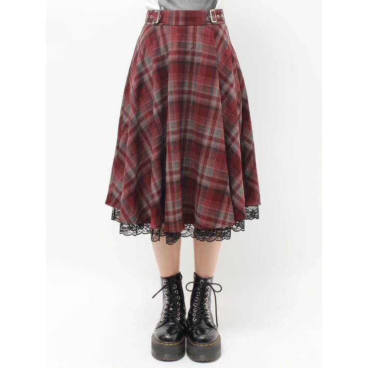 パターンベルトフレアスカート【セットアップ対応】 | jouetie | 詳細画像22 