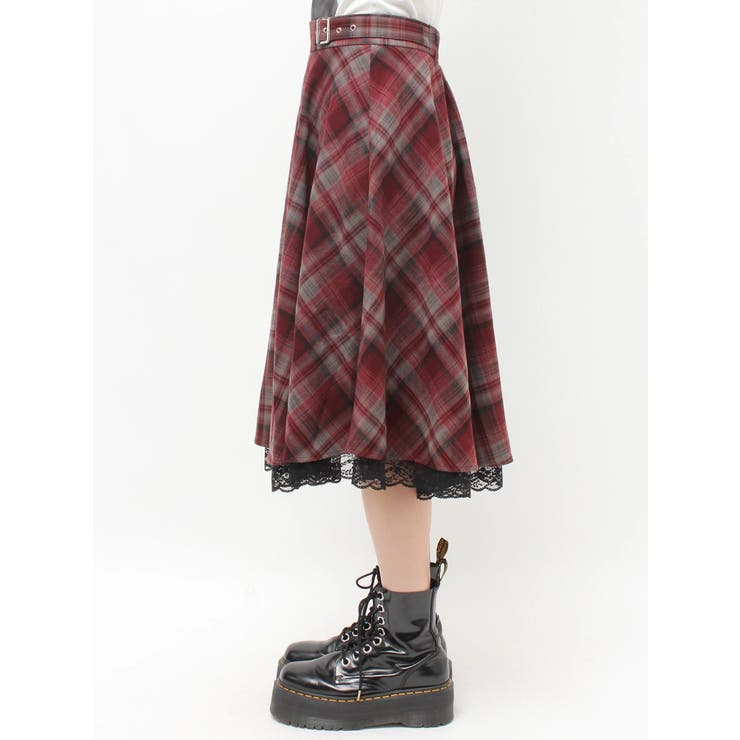 パターンベルトフレアスカート【セットアップ対応】 | jouetie | 詳細画像23 