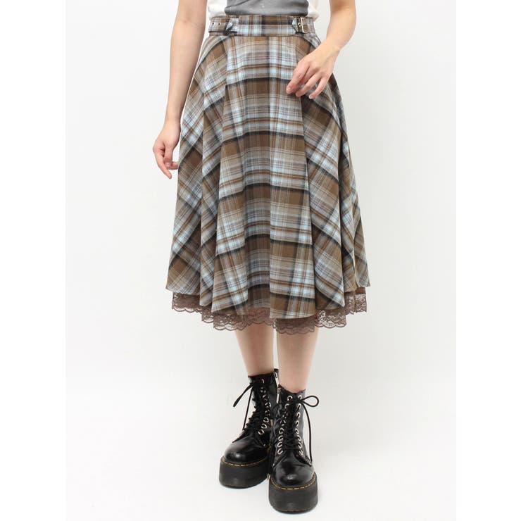 パターンベルトフレアスカート【セットアップ対応】 | jouetie | 詳細画像33 