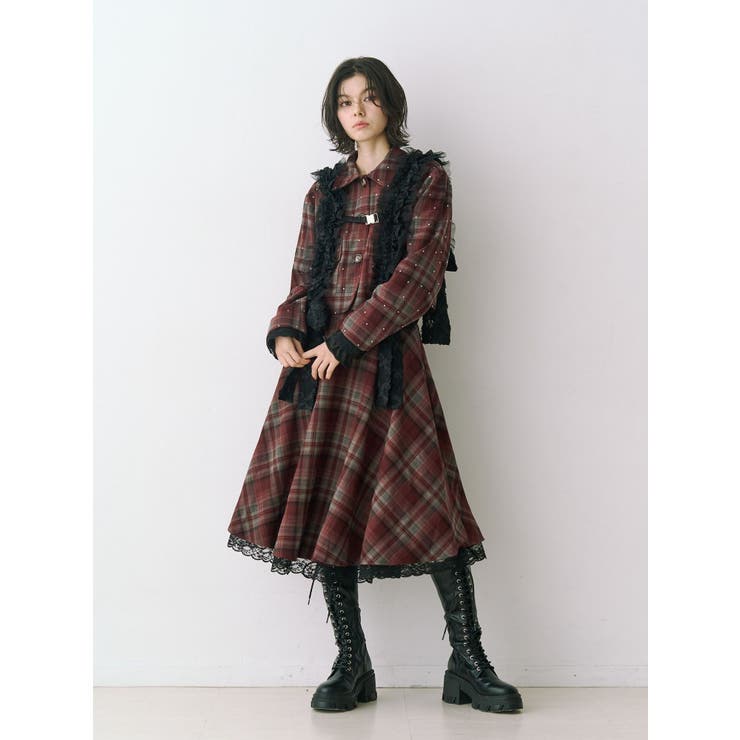 パターンベルトフレアスカート【セットアップ対応】 | jouetie | 詳細画像9 