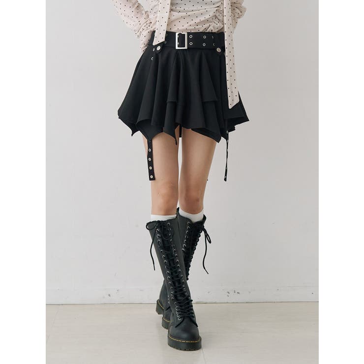 アシメヘムベルテッドミニスカート | jouetie | 詳細画像1 