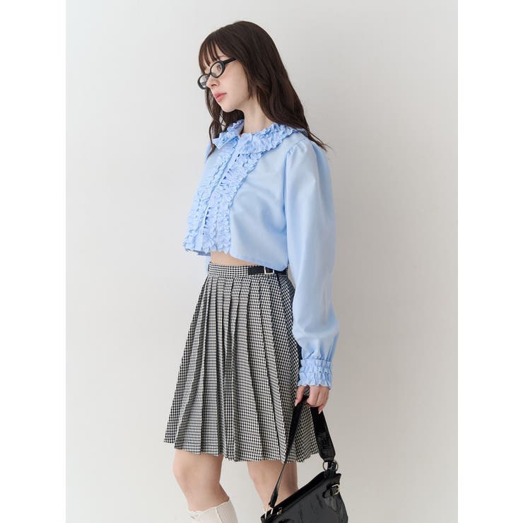 ニーレングスプリーツスカート【セットアップ対応】 | jouetie | 詳細画像4 