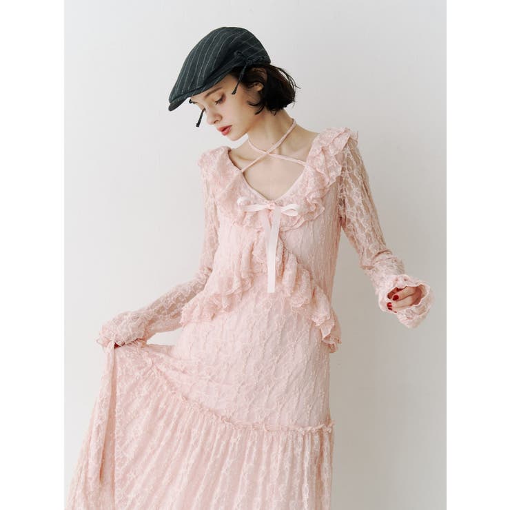 サイドリボンストライプハンチング | jouetie | 詳細画像7 