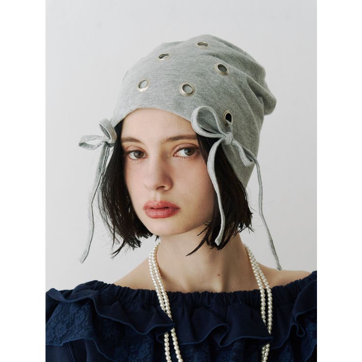 ハトメリボンビーニー | jouetie | 詳細画像3 