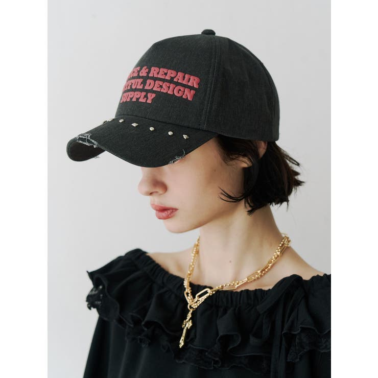 スタッズロゴキャップ | jouetie | 詳細画像1 