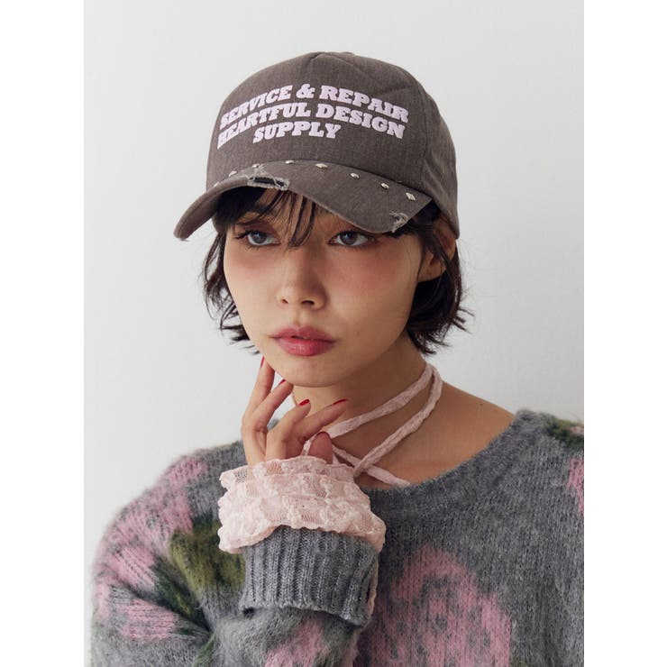 スタッズロゴキャップ | jouetie | 詳細画像14 