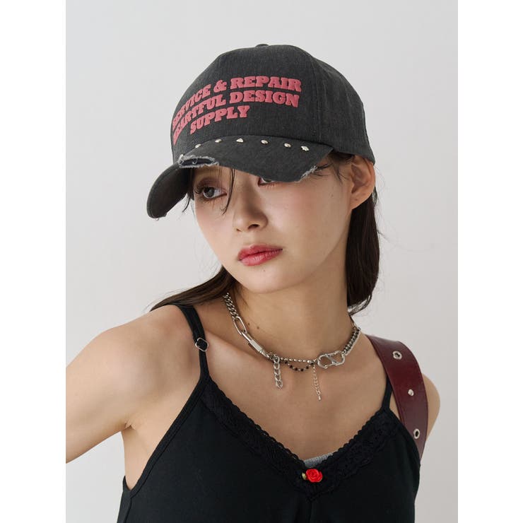 スタッズロゴキャップ | jouetie | 詳細画像3 