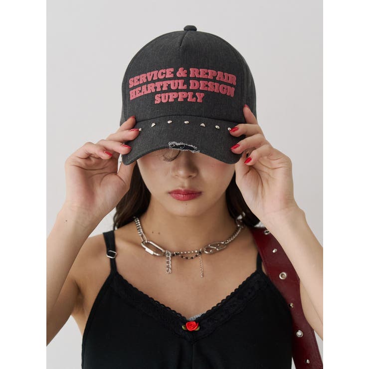 スタッズロゴキャップ | jouetie | 詳細画像4 