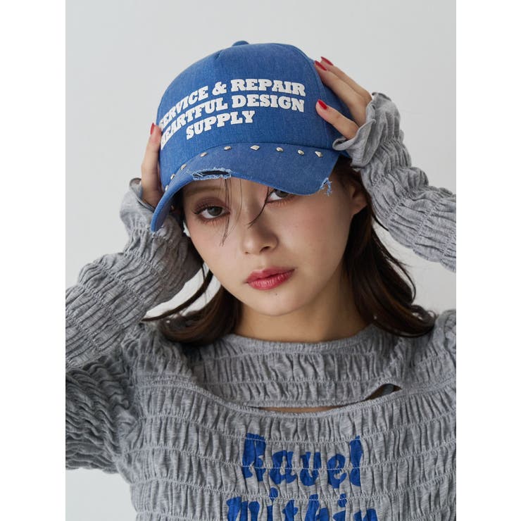 スタッズロゴキャップ | jouetie | 詳細画像8 