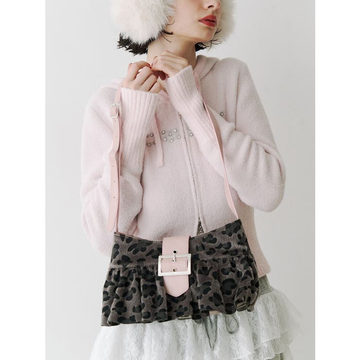 ブラック | アニマルギャザーハンドバッグ | jouetie