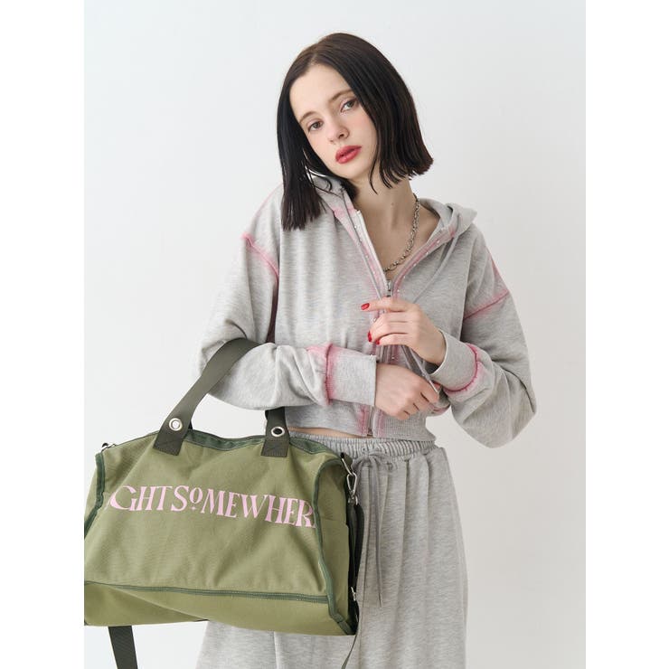 BIGキャンバスボストンバッグ | jouetie | 詳細画像6 