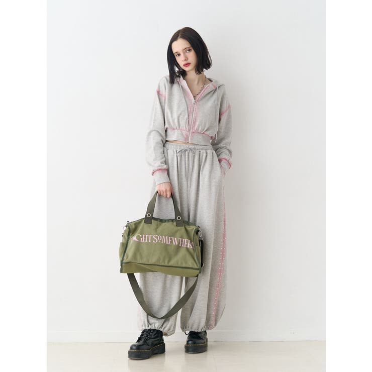 BIGキャンバスボストンバッグ | jouetie | 詳細画像8 