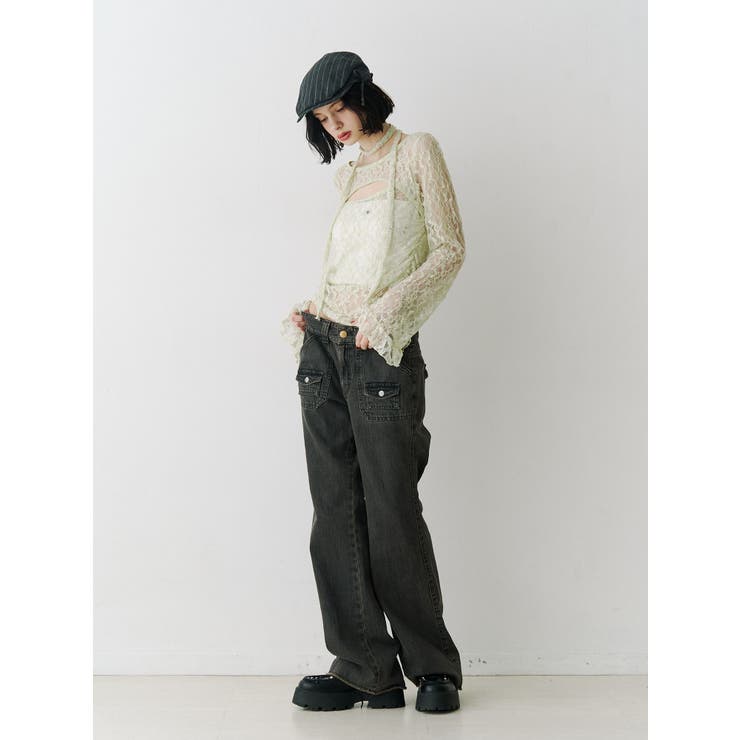 【SOMETHING×PosTokyo】BUSH FLARE DENIM | jouetie | 詳細画像11 