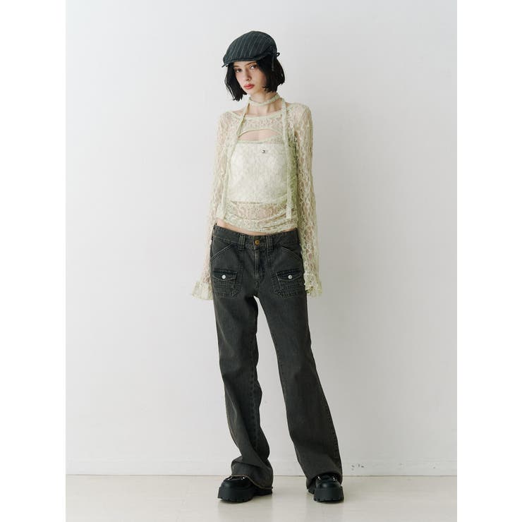 【SOMETHING×PosTokyo】BUSH FLARE DENIM | jouetie | 詳細画像13 