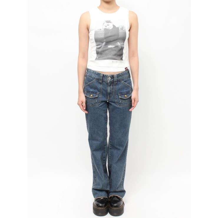 【SOMETHING×PosTokyo】BUSH FLARE DENIM | jouetie | 詳細画像22 