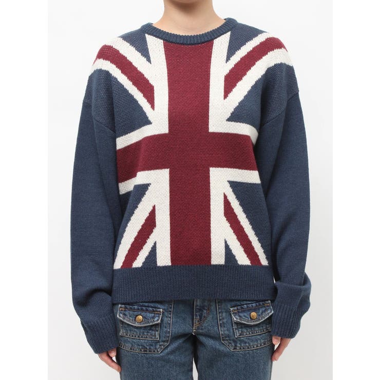 UnionJackジャガードルーズニット | jouetie | 詳細画像23 