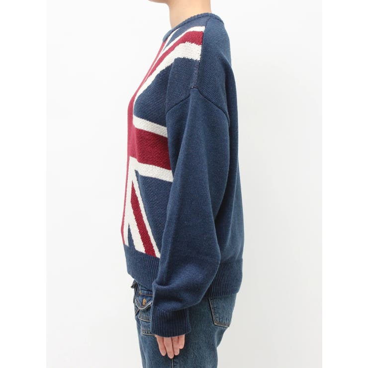 UnionJackジャガードルーズニット | jouetie | 詳細画像24 