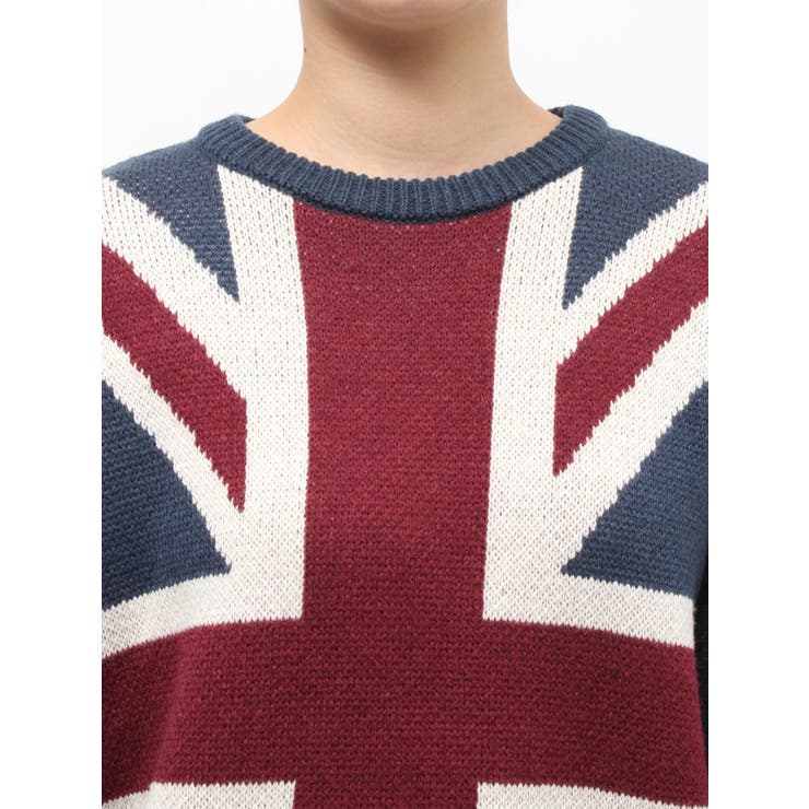 UnionJackジャガードルーズニット | jouetie | 詳細画像26 
