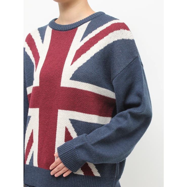 UnionJackジャガードルーズニット | jouetie | 詳細画像27 