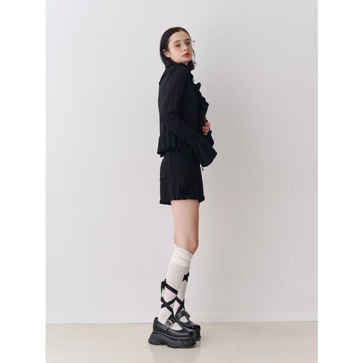 ラッフルフリルコサージュニット | jouetie | 詳細画像12 