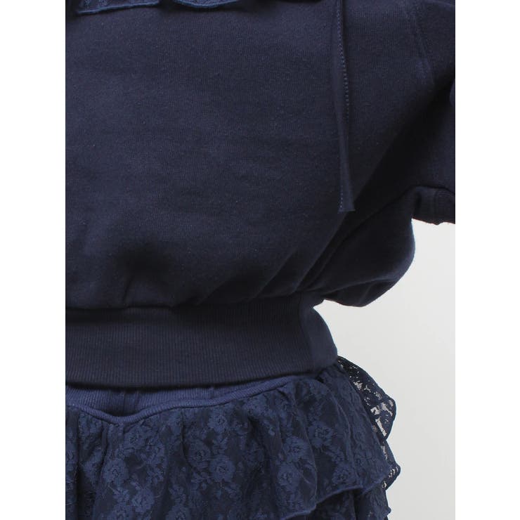 レースドッキングオフショルプルオーバー【セットアップ対応】 | jouetie | 詳細画像29 