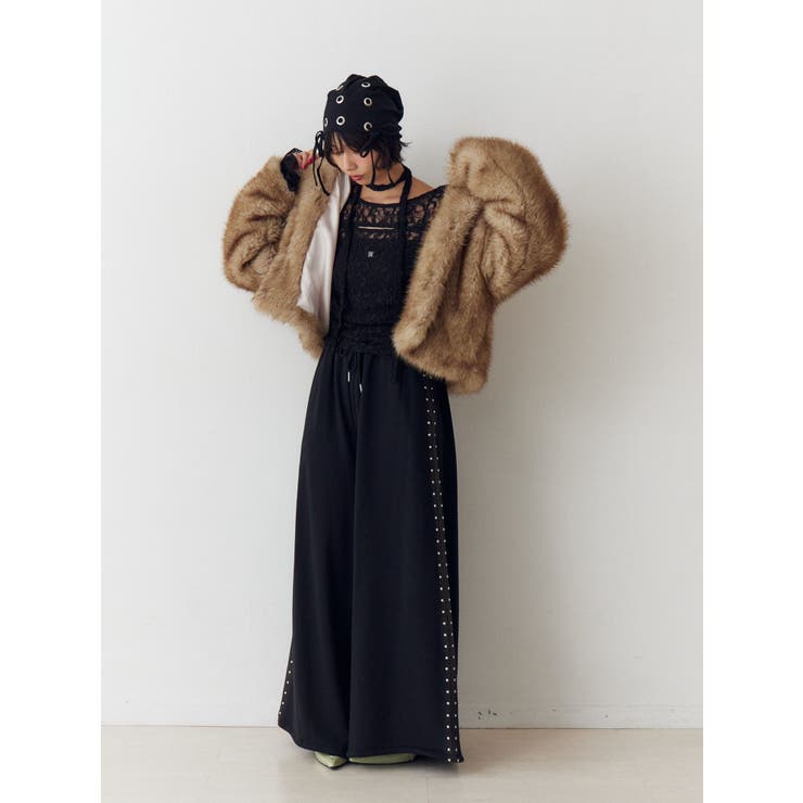 カットアウトレーストップス | jouetie | 詳細画像16 