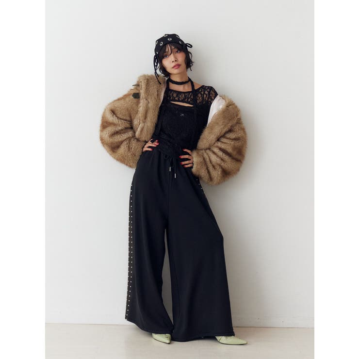 カットアウトレーストップス | jouetie | 詳細画像17 