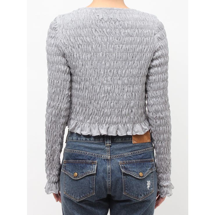 カットアウトシャーリングトップス | jouetie | 詳細画像5 