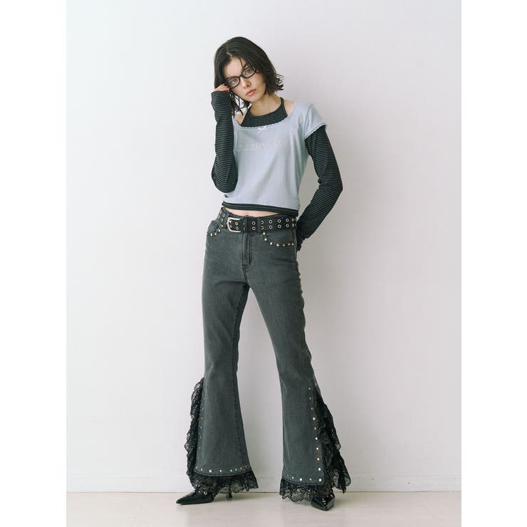 レイヤードライクホルターネックトップス | jouetie | 詳細画像12 